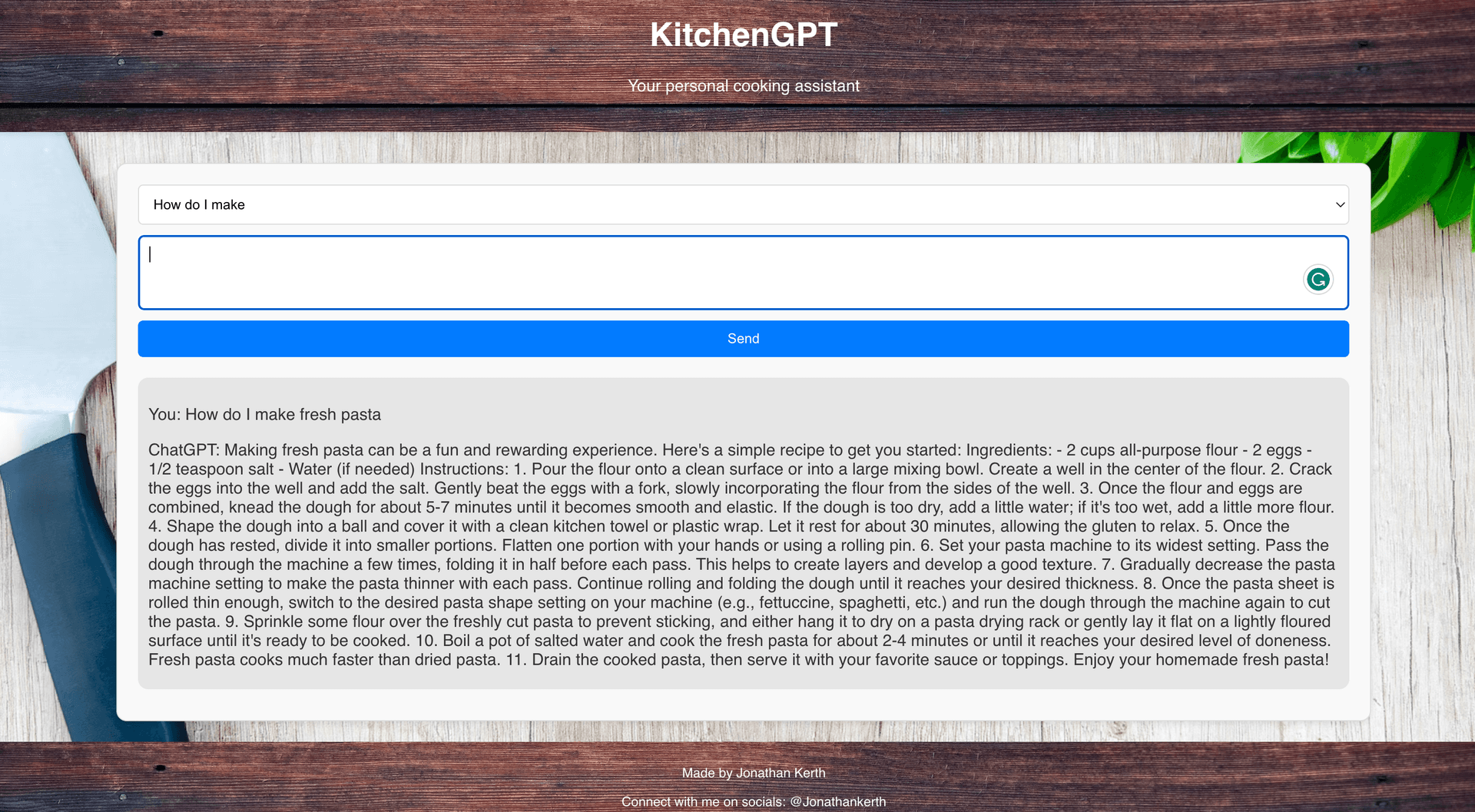 KitchenGPT